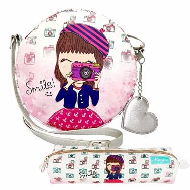 Imagem de Kit Infantil Bolsa e Estojo, Smile - Magicc Bolsas KI-057