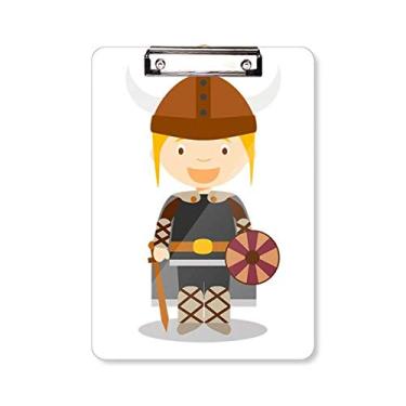 Imagem de Sweden Viking desenho prancheta pasta, bloco de anotação, placa de apoio A4