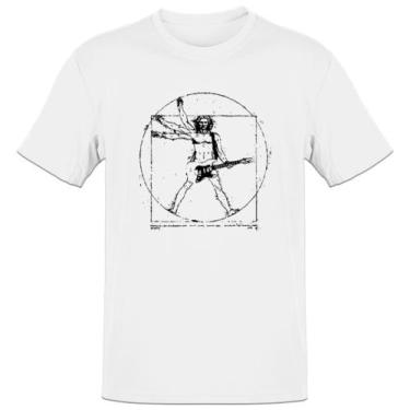 Imagem de Camiseta Unissex Vitruvian Rock Star - Alearts