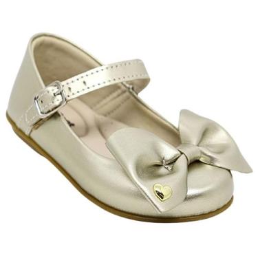 Imagem de Sapatilha Infantil Menina Laço Delicada Leve Macia Confortavel Fofa Do