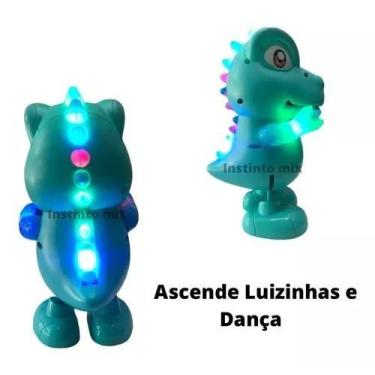 Imagem de Brinquedo Dinossauro Dançarino Com Luzes Coloridas E Som - toys kind