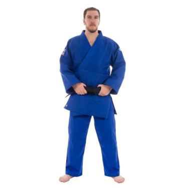 Imagem de Kimono judô Mks Combat Extra Heavy Azul 950g/m2, 150