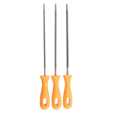 Imagem de Maxmoral 3 peças acessórios para motosserra de corrente de 5/32 polegadas 7/32 polegadas 3/16 polegadas acessórios de afiador de serra de aço arquivo de madeira ferramenta manual para amolar redondo