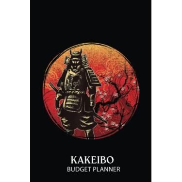 Imagem de Kakeibo Budget Planner: Samurai Sakura Japanese Culture Warrior Retro Sun Art Lover | Kakeibo Journal | Monthly and Weekly Household Budget Tracker for One Year | Personal Financial Organizer