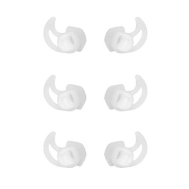 Imagem de MQIMY Pontas de substituição de silicone para fones de ouvido compatíveis com Bose QC20 QC20i SoundSport SIE2i IE2 IE3, pontas de borracha, 3 pares pequenos