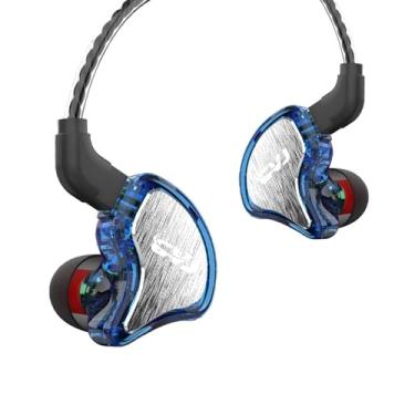 Imagem de FEDAI CVJ CS8 in Ear Monitors, 3BA 1DD Hybrid Drivers Grau de Referência no Fone de Ouvido, 10 mm Revestido de Berílio Dinâmico IEMs Fones de Ouvido Intra-auriculares com Cabo Destacável de 2 Pinos