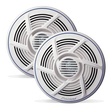 Imagem de Alto-falantes Pioneer TS-MR1600 de 16,5 cm (par) – máximo de 100 W, resistente à água + proteção UV, construído para barcos, UTV, ATV, SXS, ambientes externos, marítimos, alto-falantes multiuso