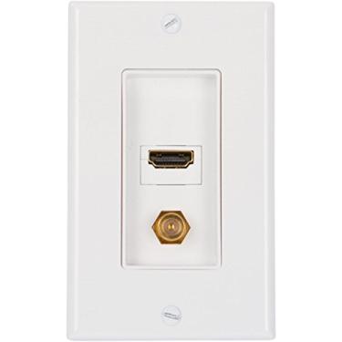 Imagem de GE 87637 Placa de parede HDMI coaxial