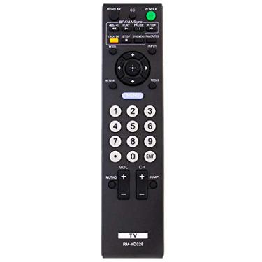Imagem de Substituição para controle remoto RM-YD028 para Sony TV KDL-19L5000 KDL-22L5000 KDL-26L5000 KDL-32L5000 KDL-32L504 KDL-32LL150 KDL-32S5100 KDL-32S51009 KDL-32XBR9 KDL-37L50000KDL-40S504 KDL-40S5100 KDL-40S51009