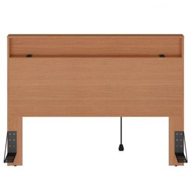 Imagem de Cabeceira Para Cama Box Casal Bartira Versatti Com Tomada Avelã