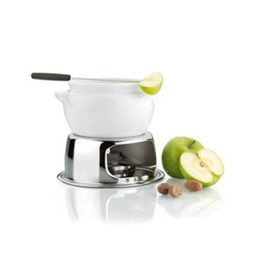 Imagem de Aparelho De Fondue Forma Provence 10 Peças Branco Com Inox