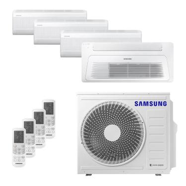 Imagem de Ar-Condicionado Multi Split Inverter 28000 BTUs Samsung Quente e Frio (2 Evap. HW 7000 + 1 Evap. HW 9000 + 1 Evap. K7 1 VIA 18000) 220V