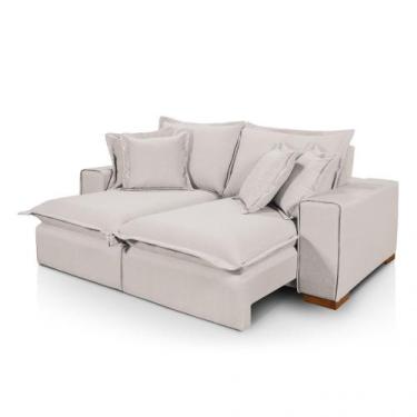 Imagem de Sofá Premium Retrátil Reclinável com molas ensacadas no assento Tecido