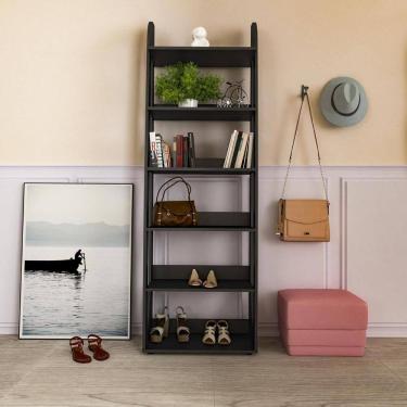 Imagem de Estante 6 Prateleiras Eisley Preto