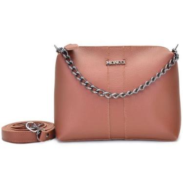 Imagem de bolsa feminina transversal corrente pequena Moncci, Caramelo