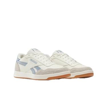 Imagem de Reebok Tênis unissex Court Advance, giz/azul vintage/pedra da lua, tamanho 34 masculino, Giz/azul vintage/pedra da lua, 35/36 BR
