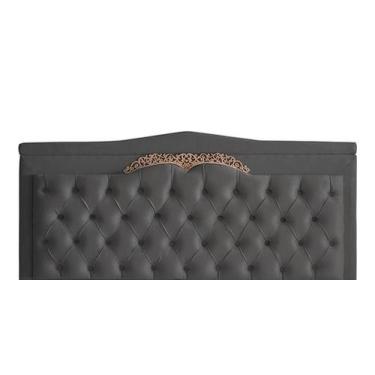 Imagem de Cabeceira De Cama Box Painel Barcelona Queen 160 cm Retro Capitonê Bot