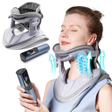 Imagem de Dispositivo de tração cervical do pescoço RISURRY Fast Air Pump Brace