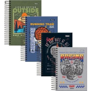 Imagem de Mini Agenda Espiral Estampada Planner Capa Dura