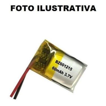 Imagem de Bateria 60 Mah 3,7v Tamanho:  6mm X 12mm X 15mm Carta - bgb