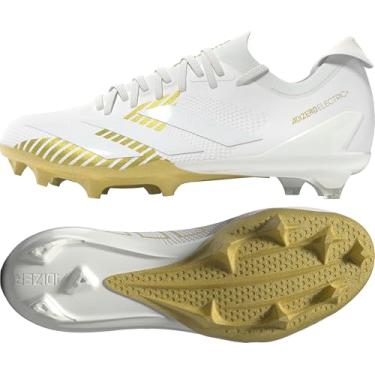 Imagem de adidas Tênis masculino Adizero Electric+, Branco/Ouro metálico, 39