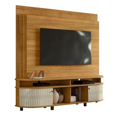 Imagem de Combo Home + Painel Para Tv 60 Polegadas Daytona - 7 Decor Cumaru E Opala