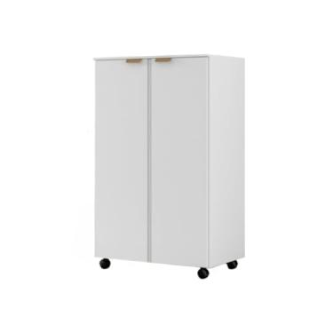 Imagem de Armario Organizador Multiuso 2 Portas 3 Prateleiras - Sapateira Para Tenis/Sapatos(Branco)