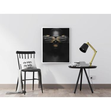 Imagem de Sublime ouro negro - 70 x 50 Caixa (canvas)