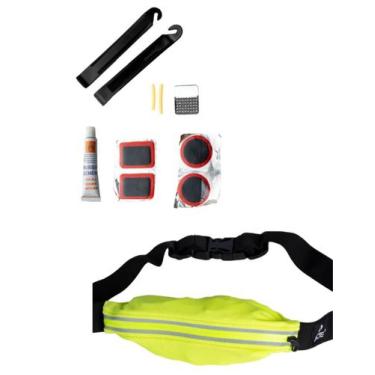 Imagem de Bolsa Pochete + Kit A90 Para Reparo De Pneu Bike Acte Sports