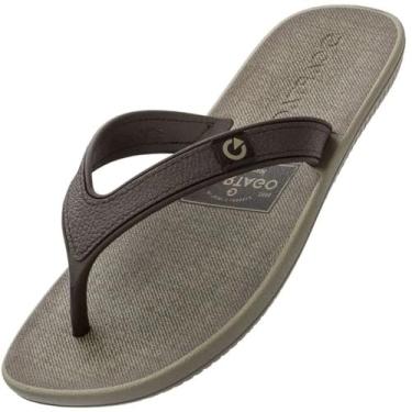 Imagem de CARTAGO, Chinelo Dakar,Masculino, Bege/Marrom, 43/44