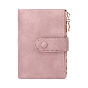 Imagem de Carteira Feminina Minimalista De Grande Capacidade, Com Três Camadas, 