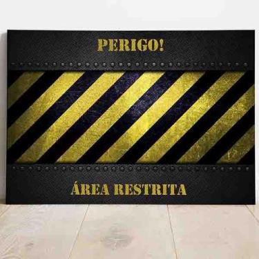 Imagem de Placa Decorativa Perigo - TaColado, 15x21cm