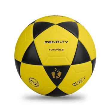 Imagem de Bola de Futevôlei XXI Amarela/Preta Penalty - 5213102200-U