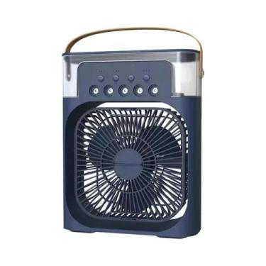 Imagem de Ventilador De Ar Condicionado Portátil 3 Em 1 Com Luz Noturna LED E Um