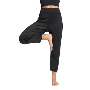 Imagem de Calça Adidas Yoga All Me Essentials Feminina, Preto, GG