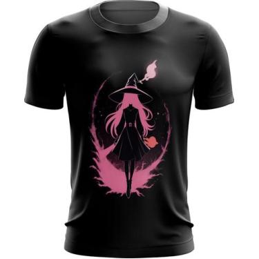 Imagem de Camiseta Dryfit Bruxa Halloween Rosa Festa 11 - Kasubeck Store®, XG