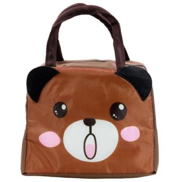 Imagem de Lancheira Térmica Infantil Escolar Lanche Bolsa Animais - House Organi