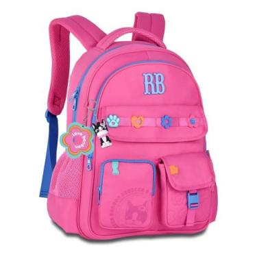 Imagem de Mochila Infantil De Costas Rebecca Bonbon Flower Power -, Rosa
