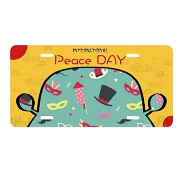 Imagem de DIYthinker Bowknot Brasil Carnaval Element placa etiqueta decoração carro dia da paz