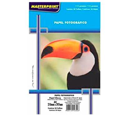 Imagem de Papel fotográfico A4 115 gramas Glossy 50 folhas