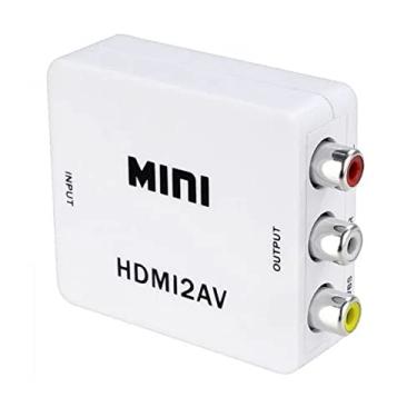 Imagem de Conversor HDMI para RCA, HDMI AV para 720p ou 1080p,composto de áudio e vídeo analógico para TV mais antiga, PC, Laptop, Xbox, HDTVe e Nitendo 64