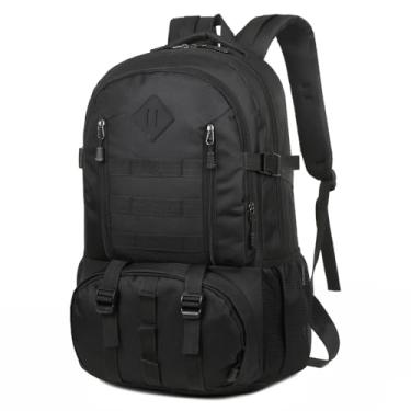 Imagem de Daconovo Mochila para caminhadas ao ar livre Mochilas de escalada em tecido Oxford resistentes à água para camping e caminhadas