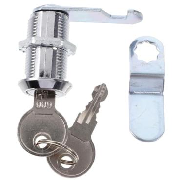 Imagem de OSALADI 4 Pcs Bloqueio de câmera fechadura de arquivo substituição de fechadura rv Caixa de ferramentas kit de fechadura de armário de arquivo fechaduras de armário cilindro