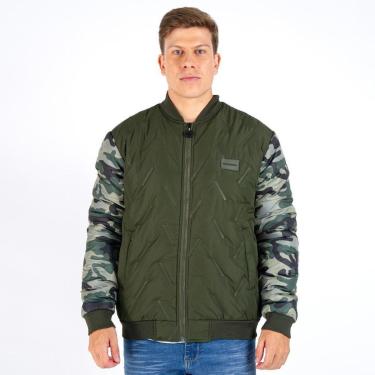 Imagem de Jaqueta Puffer Masculina Bolso Frontal Ultraleve Camuflada-Masculino