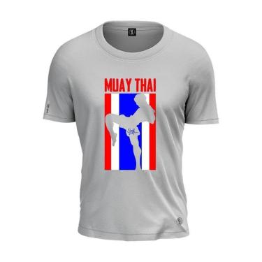 Imagem de Camiseta Muay Thai Lutador Thailandia Fight Shap Life-Unissex