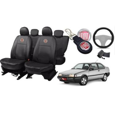 Imagem de Kit de Capas de Couro para Strada 1997 - Couro Impermeável + Chaveiro 