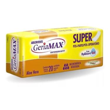 Imagem de Absorventes Geriátrico Pós Parto Operatório Geriamax pacote c/20