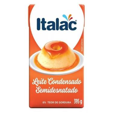 Imagem de Leite Condensado Semidesnatado Italac Caixa 395gr - 10 Unidades