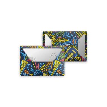 Imagem de Mini Carteira Prática Lavável ABA Carnaverão
