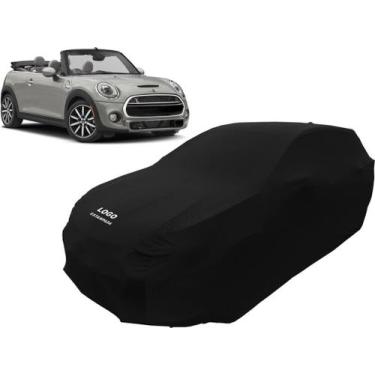 Imagem de Capa Automotiva Mini Cooper Cabrio Em Tecido Lycra Cor Preta - Mz, Pre